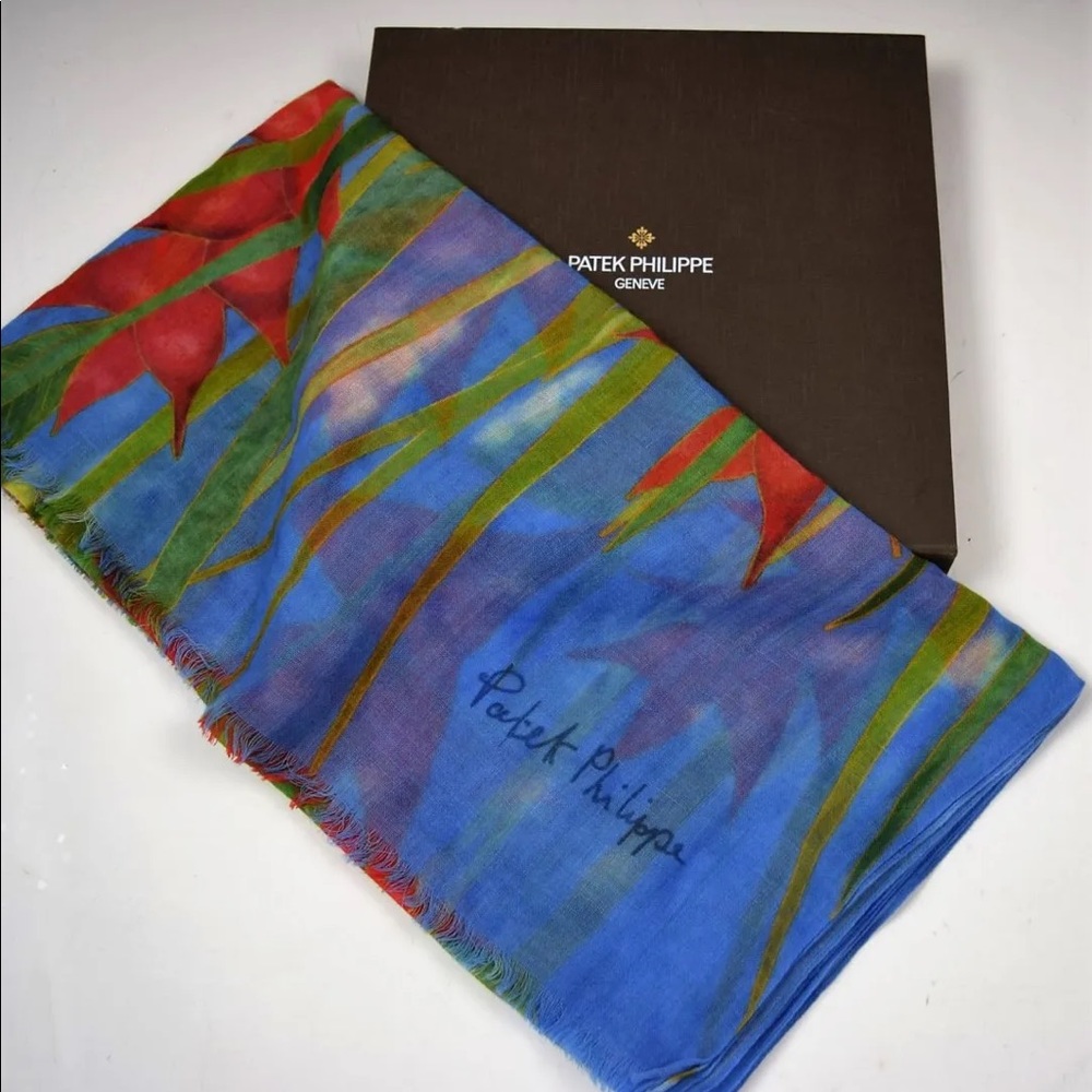 Patek Philippe Limited Floral Cashmere Scarf-2018